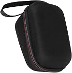 Water Resistant Hard Case For Upper Arm Pressure With Cuff Easy To Carry Compact Dustproof Bag Wear Resistant And Sturdy.Soft Velvet Fabric Inner, black, 18x10.1x7cm