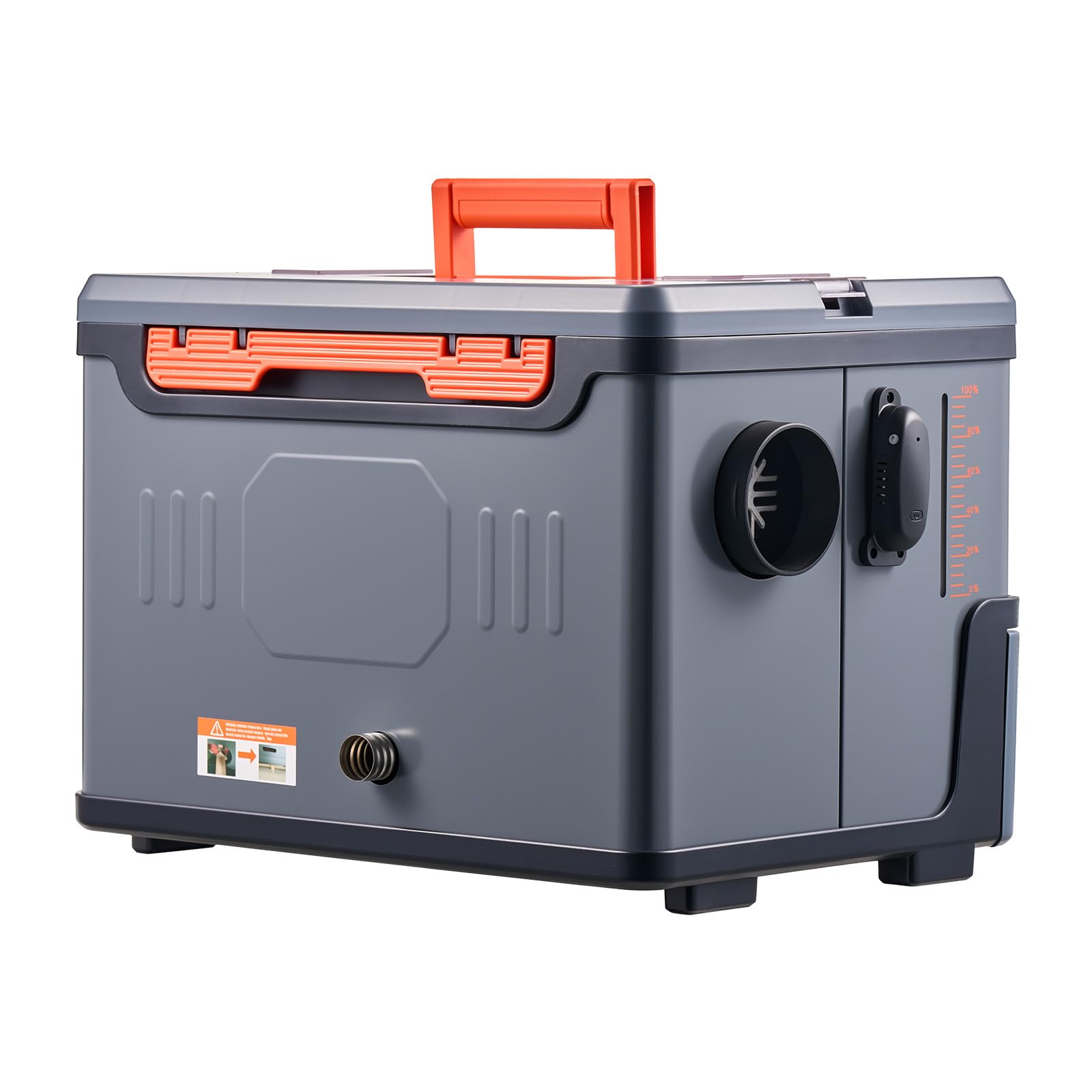 VEVOR Calentador Diésel de 8 kW Portátil, Todo en Uno, con Control por Bluetooth, Mando a Distancia y Pantalla LCD, Depósito de Combustible 5 L para Camiones y Autocaravanas, 425 x 320 x 310 mm