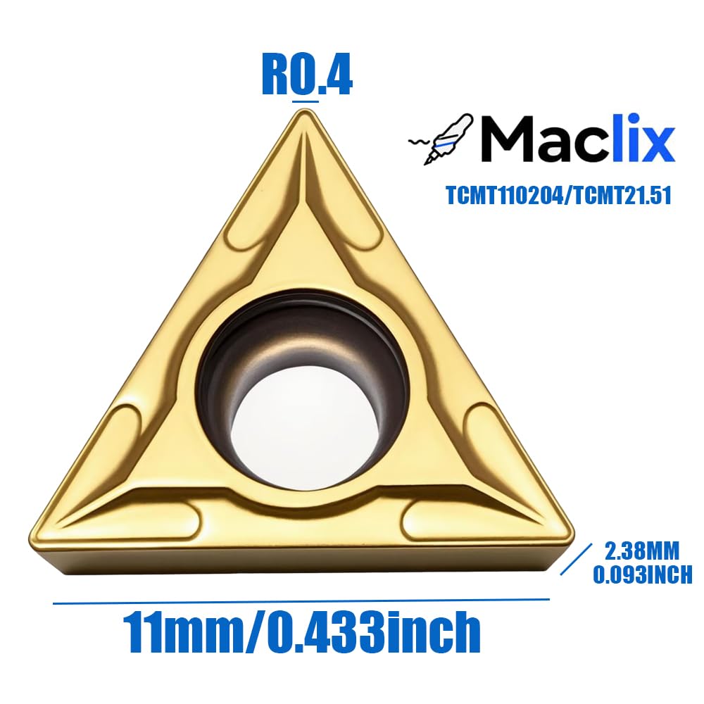 Carbide Turning Inserts - Maclix TCMT110204 -2 Carbide Turning Inserts - Maclix TCMT110204 -2