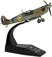 Vista 1 de HANGHANG 1/72 Scale United Kindom Spitfire Fighter Attack Plane Metal Fighter Military Model Fairchild Republic Diecast Plane Model for Commemorate