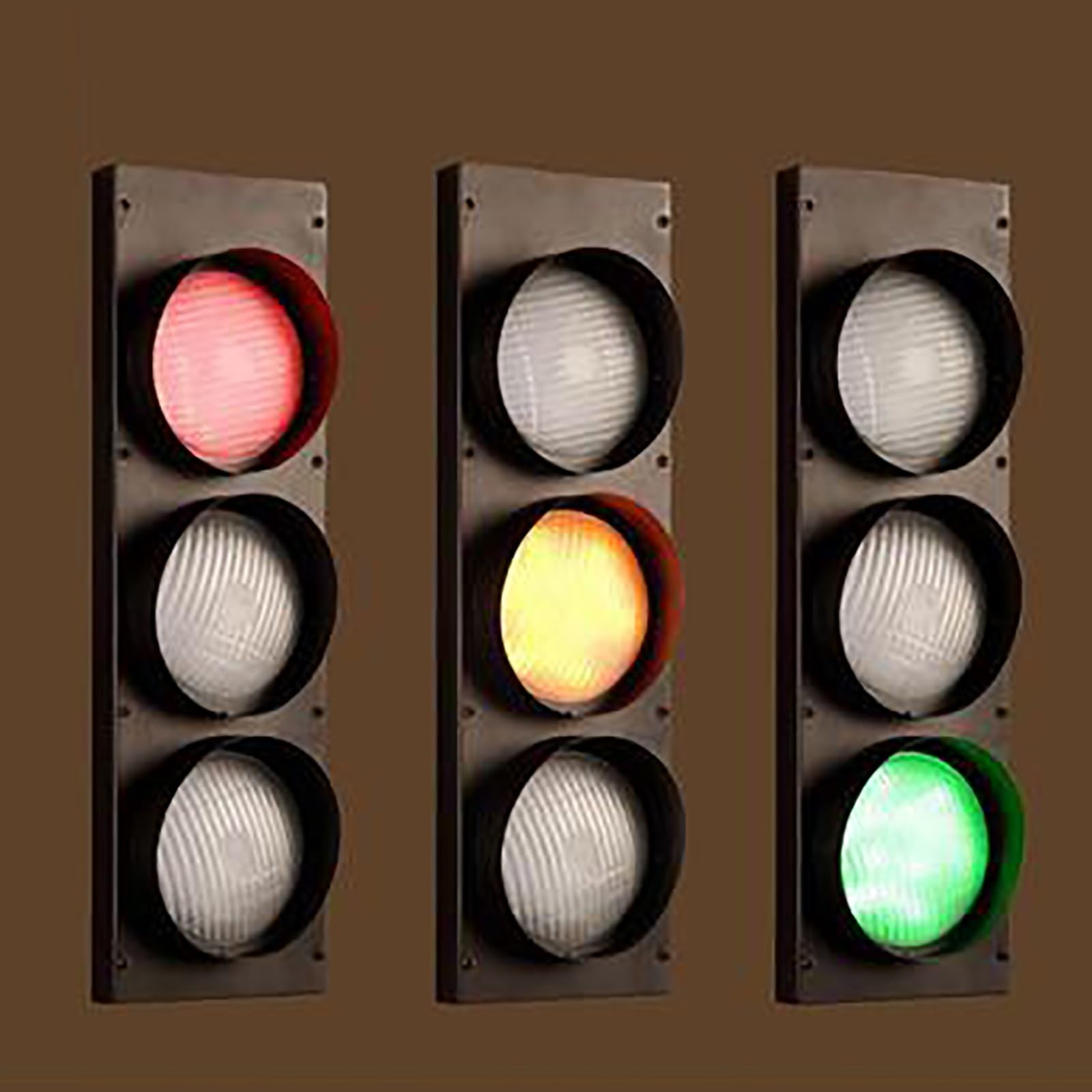 FQWYNMZ Feu Tricolore à 3 Feux, Feu De Signalisation LED, Applique Murale Industrielle Rétro avec Télécommande, Boîtier PC Étanche IP65, Feu Stop Industriel LED, Toile D'araignée