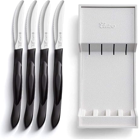 CUTCO Classic Black Set of 4 Steak/Table Knives #1759