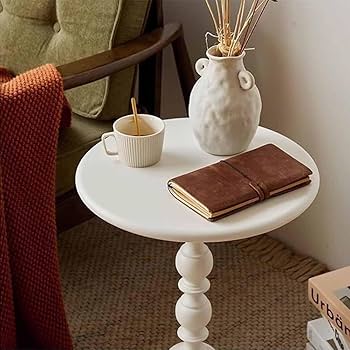 Amazon｜ZYBOWAYL サイドテーブルミッドセンチュリー ソファ横