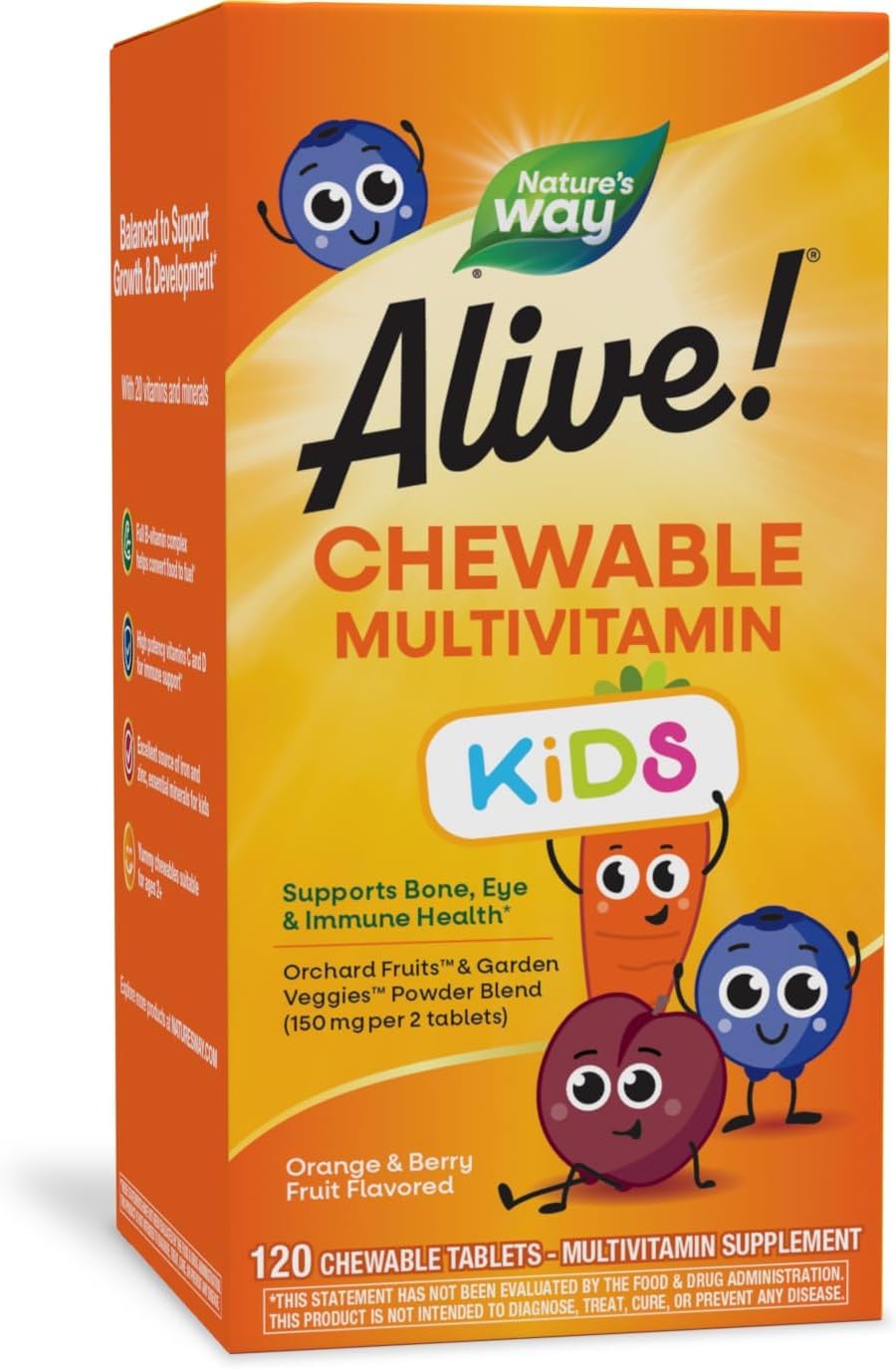 Natures Way Kid Chewable Multi-vitamin, 120 Count (B0DCG3GGGC) Amazon Price History, Amazon Price Tracker
