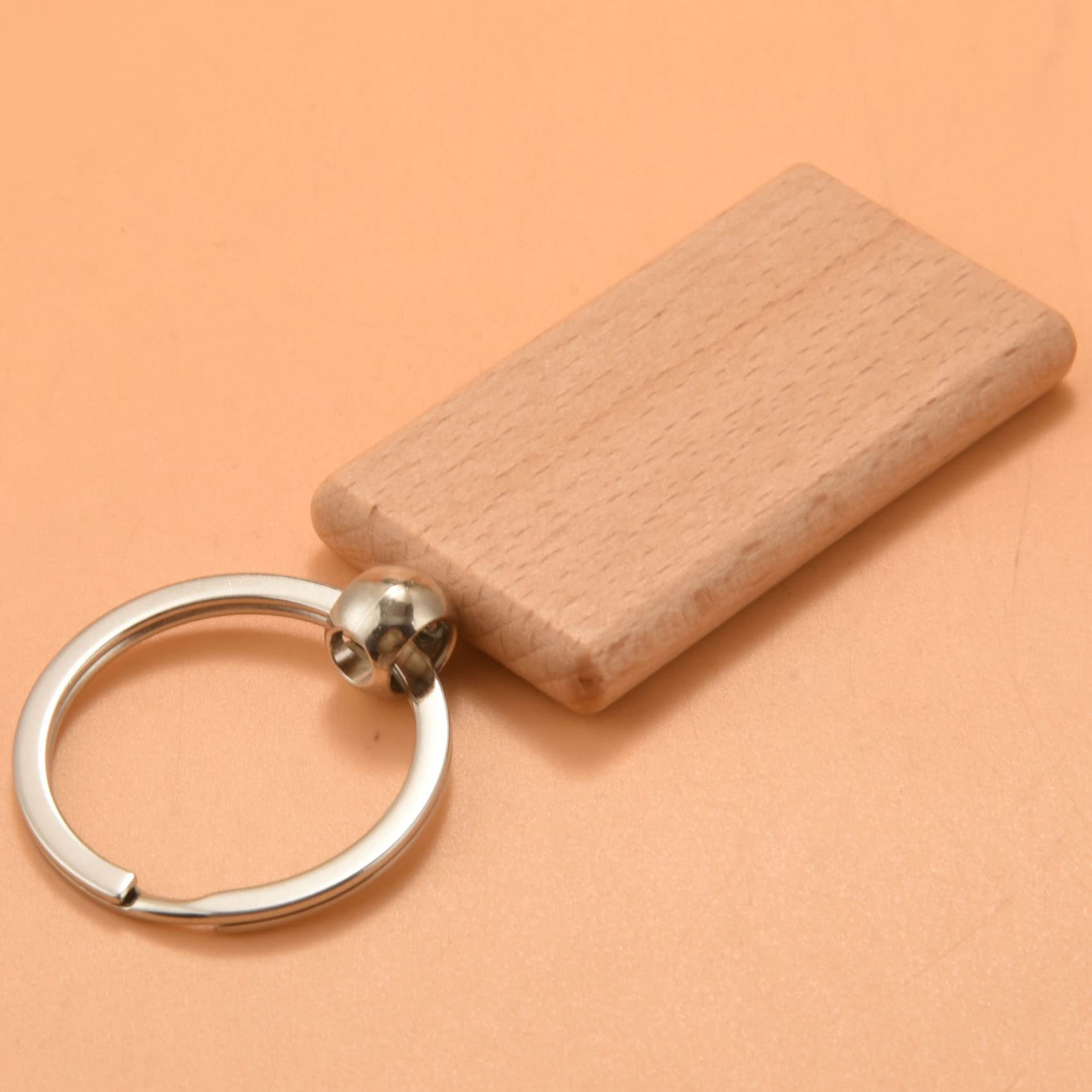 30 Pezzi Rettangolo Vuoto nel ​​Legno nel ​​Legno DIY nel ​​di Incidere Regali DIY
