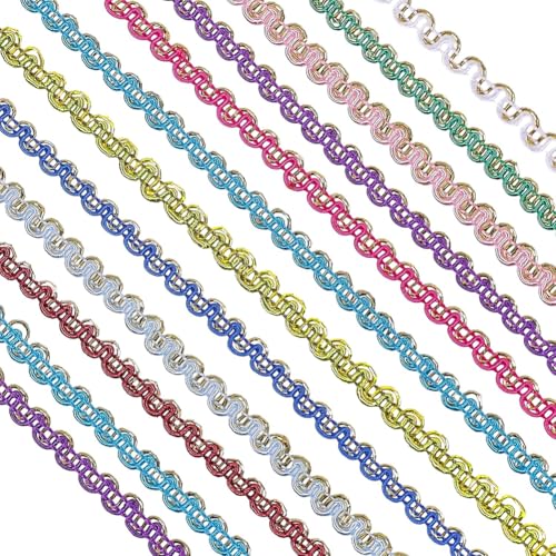 Cinta de trenza para cortinas de hogar y accesorios de boda en doce tonos de encaje 2