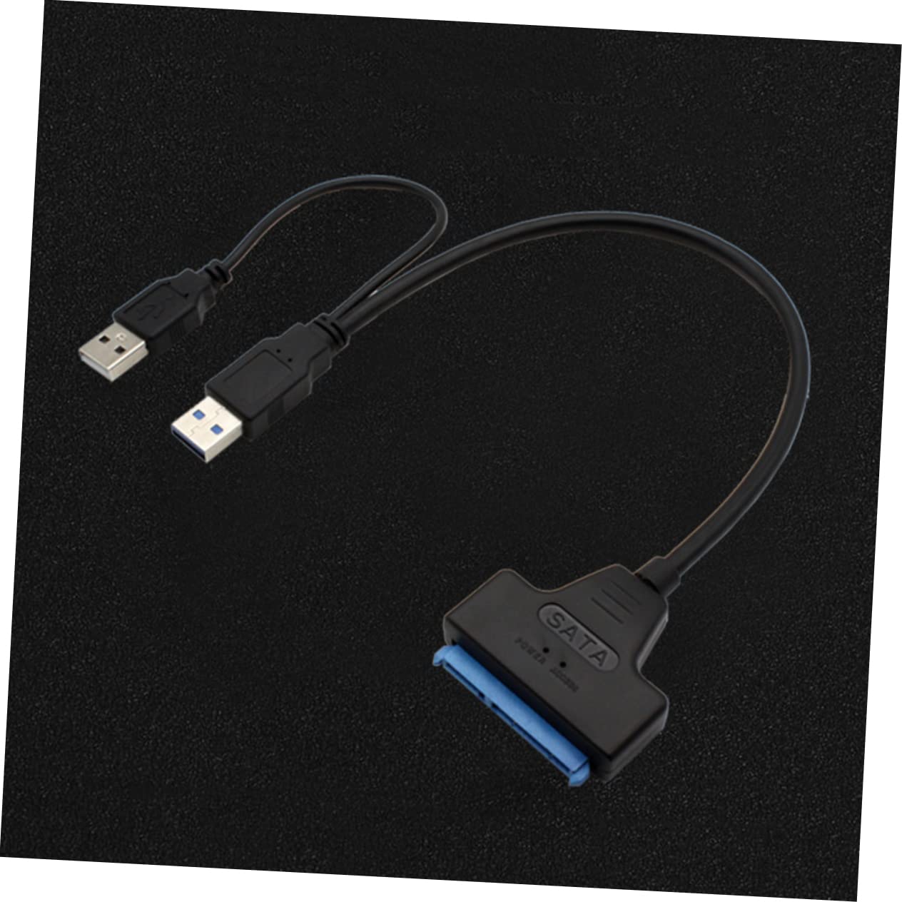 OSALADI 3pezzi Adattatore Usb Per Hard Disk Trasferimento Veloce Driver Necessario e Portatile Compatibile Ssd e Hard Disk Meccanici