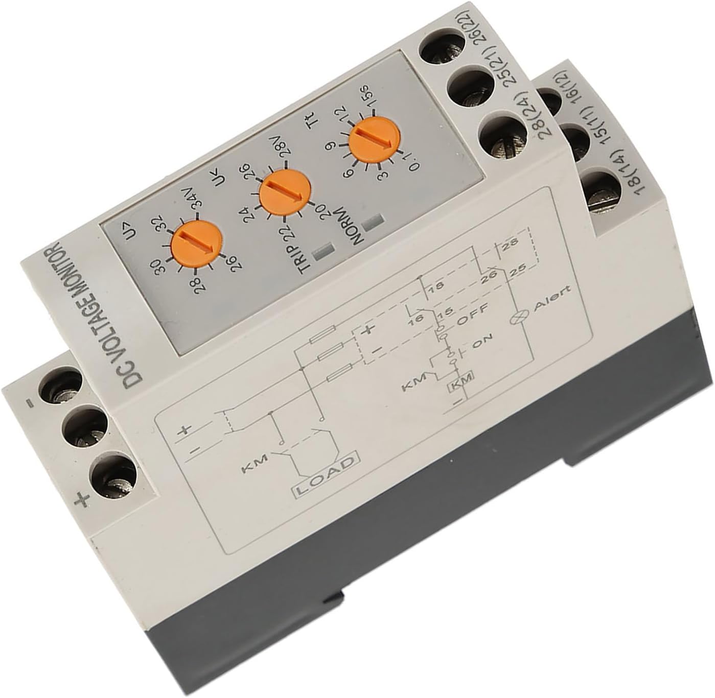 Generic DVRD Overvoltage Undervoltage Protector Relay with Adjustable Voltage Settings for Motor Home (DC24V)