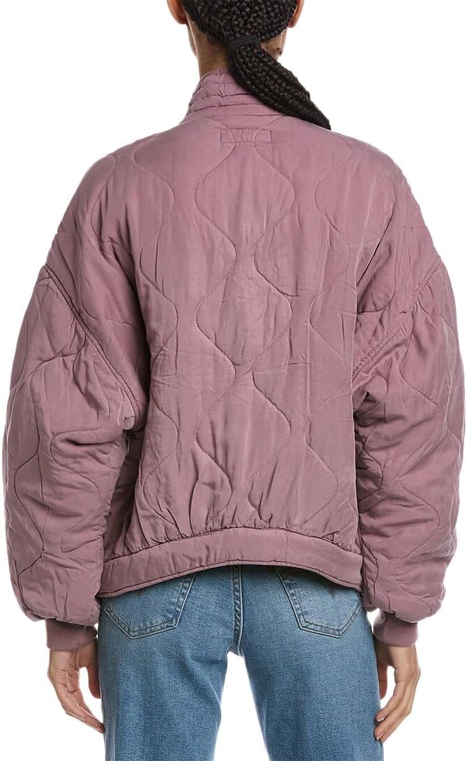 [BLANKNYC] Womens Luxury Clothing Tencel Drop Shoulder Quilted Jacket - Image 2