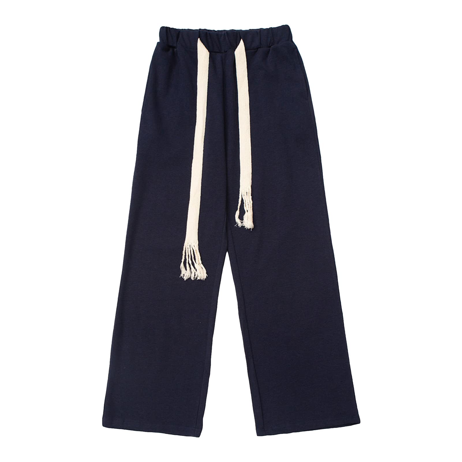 Pantalon large à cordon homme en coton décontracté - 5