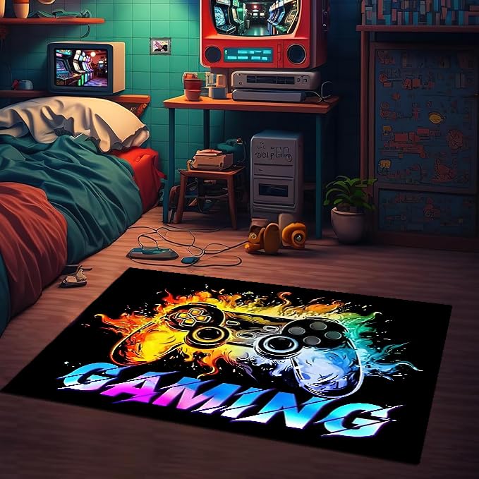 Tapete Gaming Area con Diseño 3D Gamepad Transparente miniatura 5
