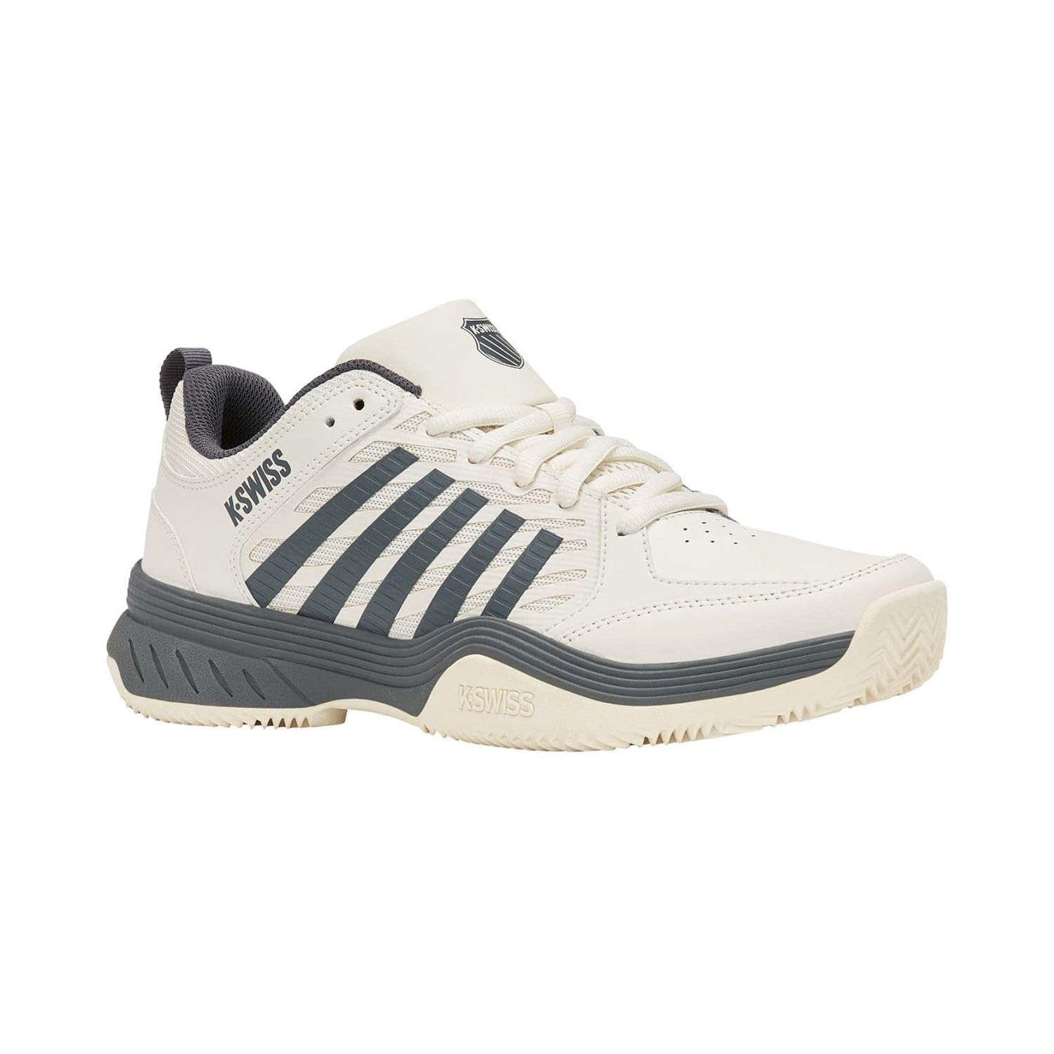 K-Swiss Tennis Court Express 2 Clay Scarpe da Tennis da Uomo Egret/Turbulence 42.5