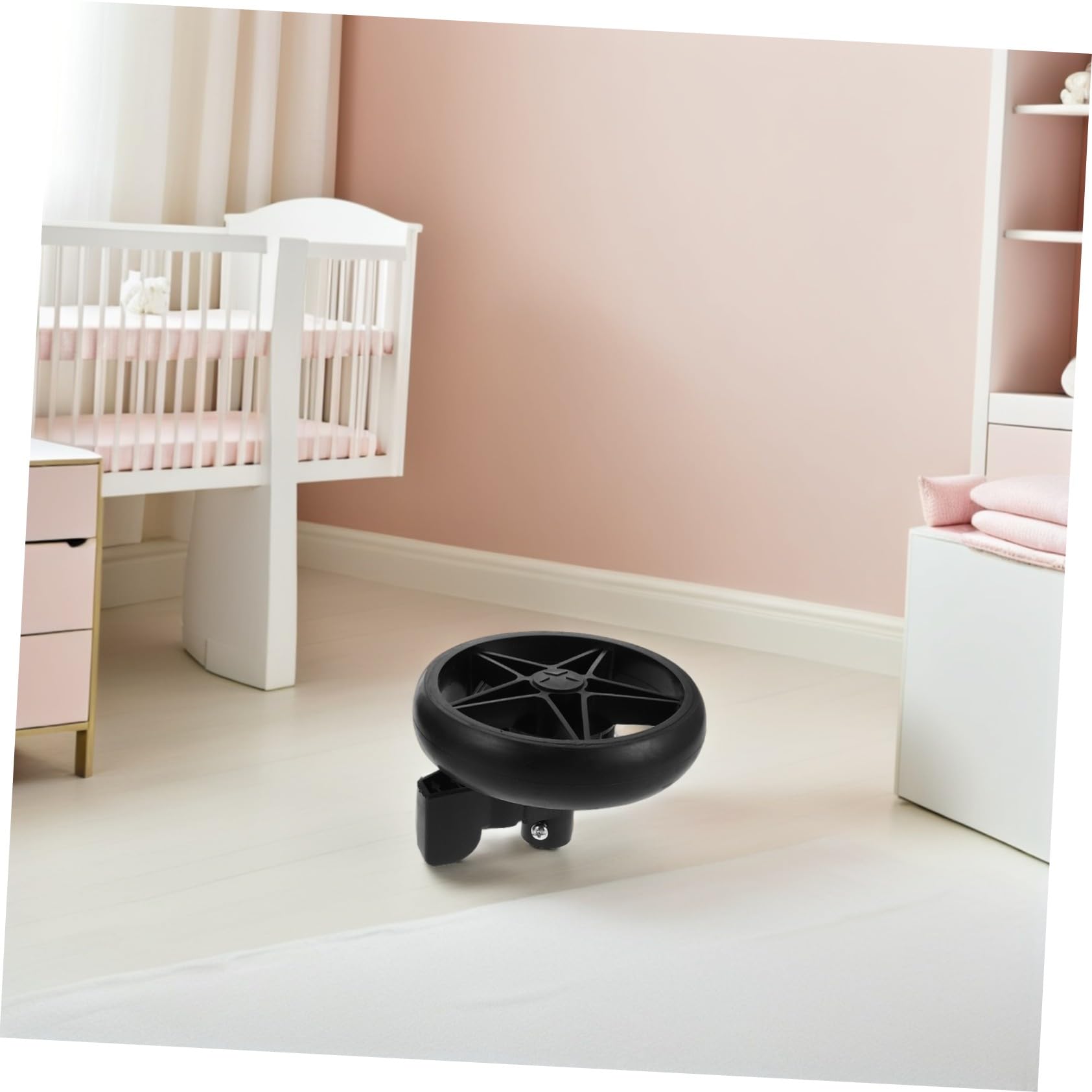 LIFKOME 2pièces Roues de Rechange pour Poussette Lot de Roulettes Silencieuses Accessoires pour Trotteur Apprentissage