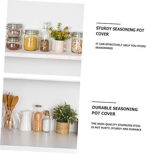 Miniatura 5 de Cabilock Tapa de olla de acero inoxidable de repuesto universal para sartenes cubierta de taza cubierta de olla