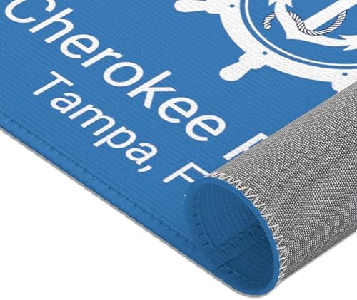 Miniatura 5 de Alfombra de bienvenida a bordo para barcos, alfombra de barco personalizada, regalo náutico, decoración costera, regalos de barco marítimo,