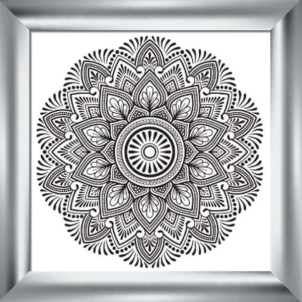 Cosmosart Mandala circolare aperta in metallo