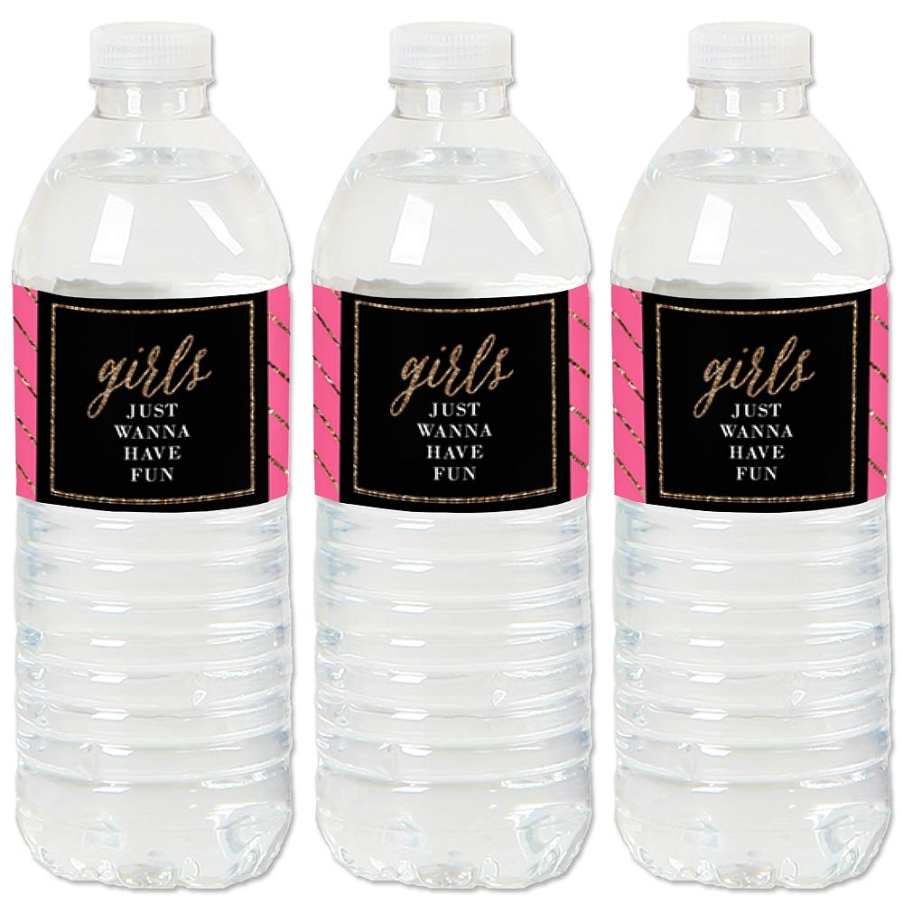 Girls Night Out - Bachelorette Party Water Bottle Sticker Labels - Set of 20