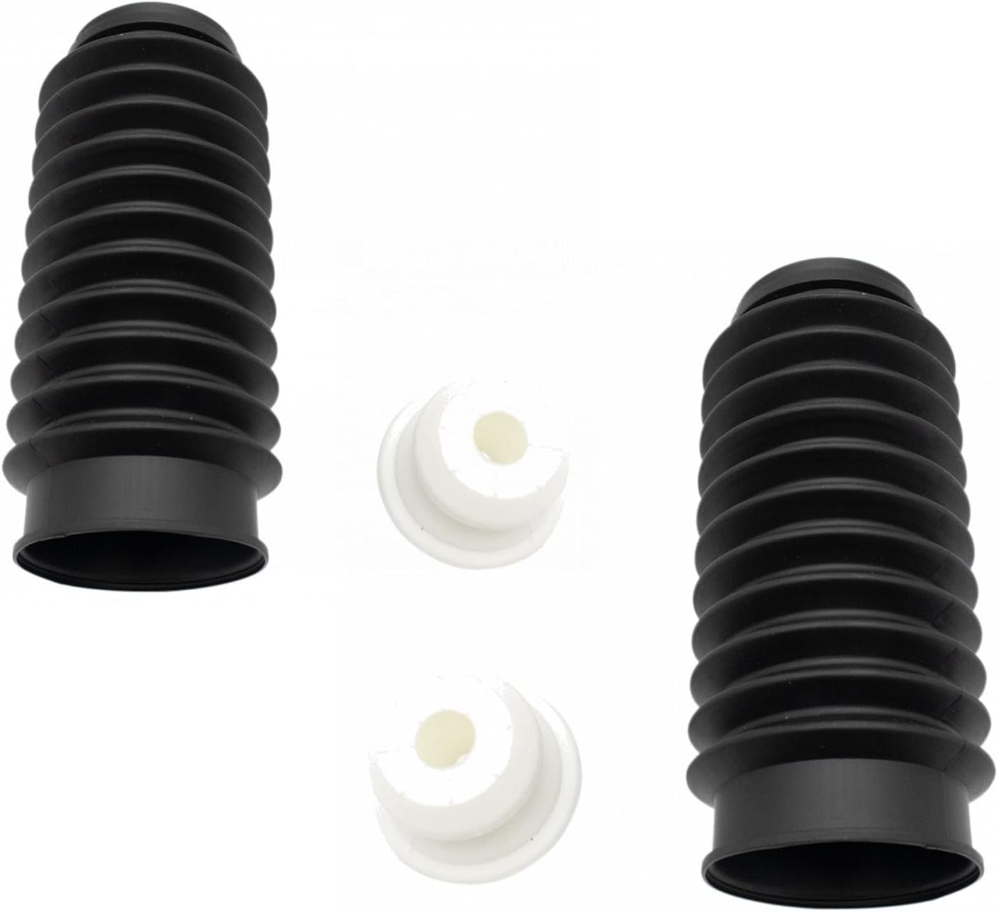 TRQ Strut Boot and Bumper 2 Piece Compatible with 1986–2007 Ford Taurus 1993–2002 Chevrolet Camaro 1988–2002 Toyota Corolla 1981–1988 Honda Civic 1993–2002 Nissan Quest 2006–2013 Dodge Charger