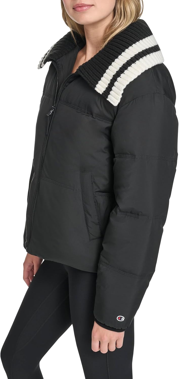Champion womens Quilted Shawl Collar Puffer Jacket - Image 2