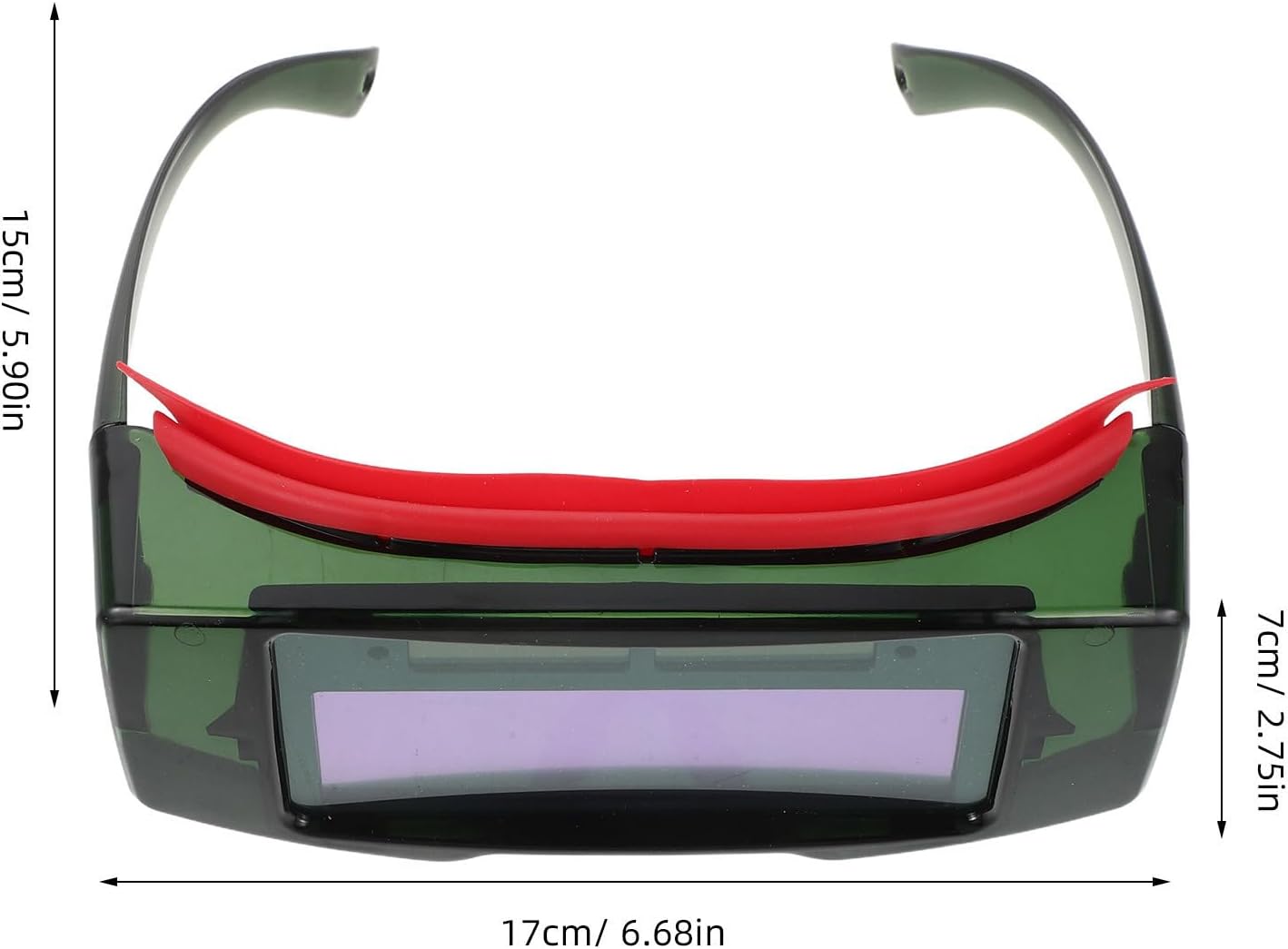 Amosfun Auto Darkening Welding Goggles Versatile Eye Protection Glasses with Impact Resistant Plastic Frame for Indoor Welding Tasks Designed for Professional Welders