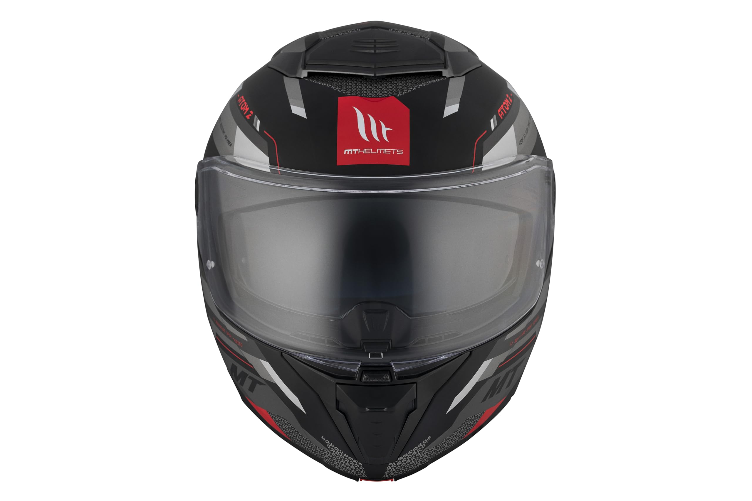 MT Motorcycle Helmet Modular Flip Front - Atom 2 - Bast D5 Matt