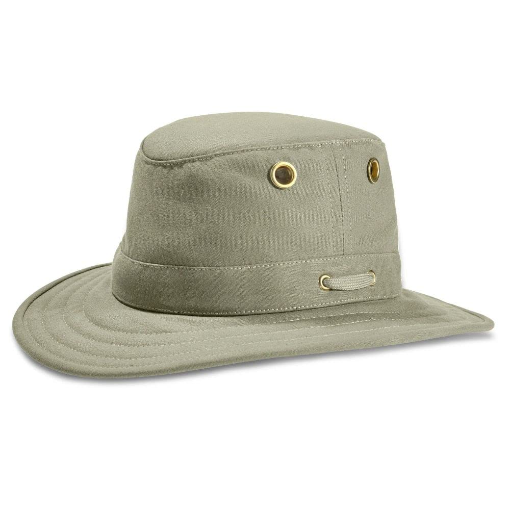 Tilley Cotton Duck Brimmed Hat - Khaki Olive - A classic from the original collection and still going strong