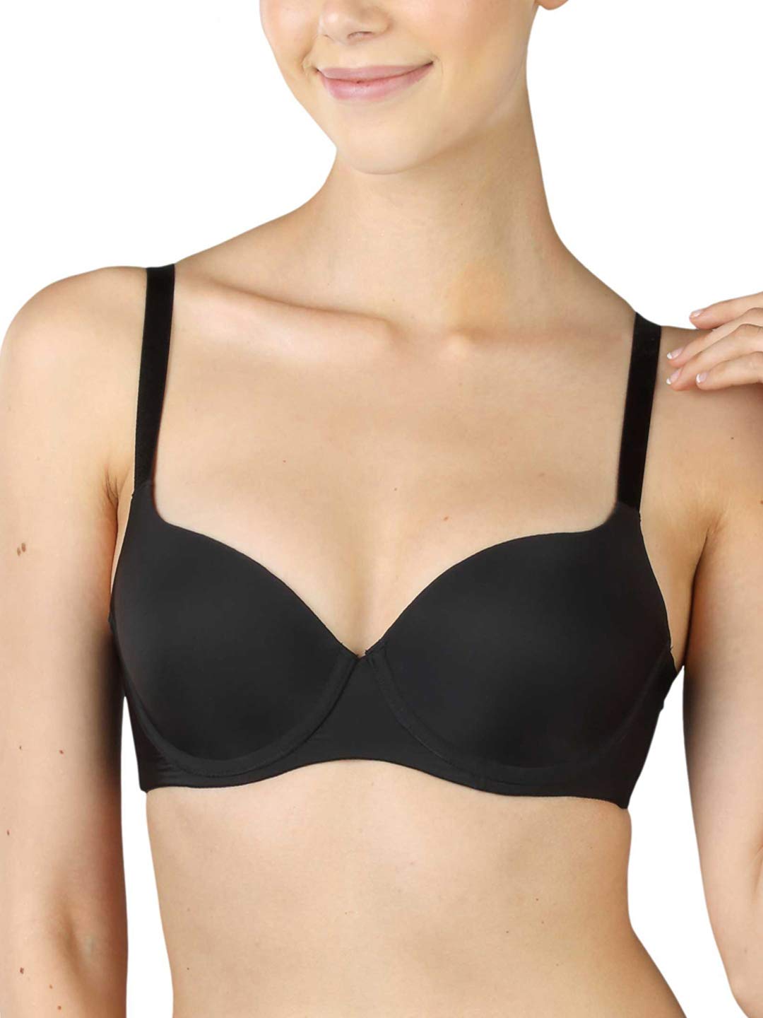 Triumph International Women Polyester Lightly Padded Wired T Shirt Bra