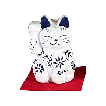 春日部張り子　招き猫　高さ25.5cm 春日部張り子 特大招き猫 他2点