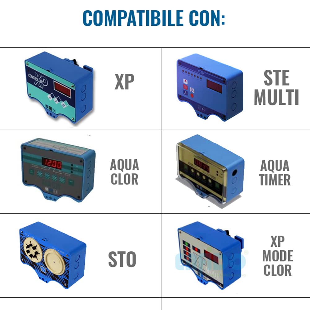 AcquaHOME® NUOVA CENTRALINA TIMER SFE A TEMPO - CONTROLLER STANDARD CRONO SIATA PER ADDOLCITORI CON VALVOLA SIATA SERIE V