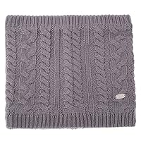 AnJuHoPa Tricoté Col Cache-cou Tube écharpe Boucle