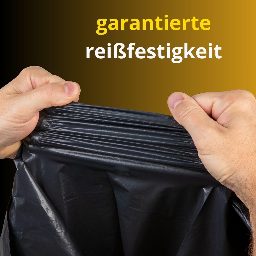 TONECO Profi Müllsäcke 120L EXTRA STARK 70μ - 600 Stück auf 30 Rollen -100% Recycelt - (20 bis 600 Säcke wählbar) - Rollengewicht 1,8 kg - XXL Mülltüten (600)
