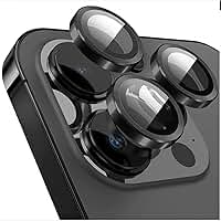 Kit Película Lente De Câmera Compatível Com iphone 11 12 13 14 15 16 Pro Max Liso Preto iphone 14 pro