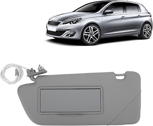 Miniatura 6 de Reemplazo de visera solar, 8163EG 98158119ZQ 98158116ZQ - Visera solar para automóvil del lado izquierdo del conductor para 2008 3008 308 308S 408