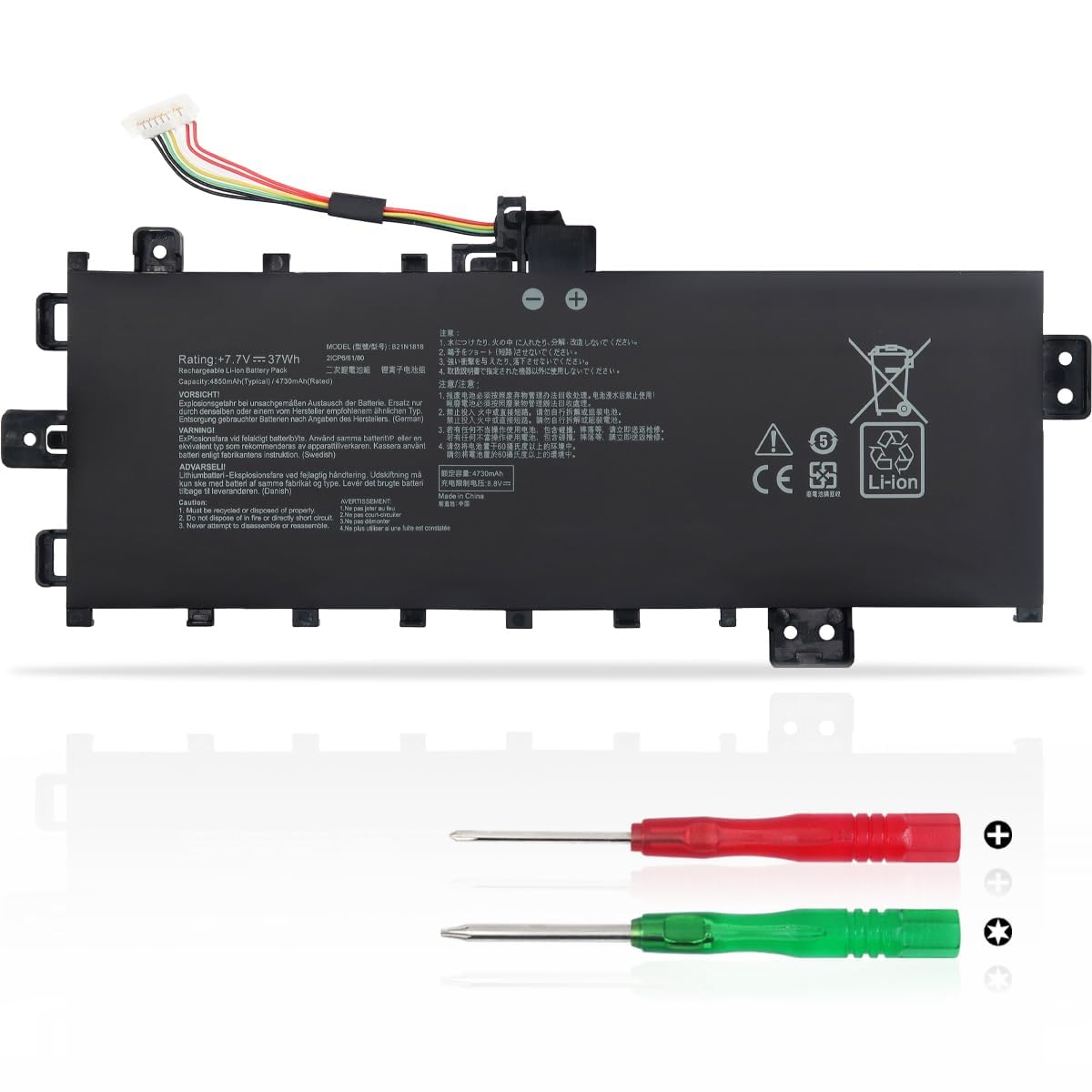 B21N1818 Laptop Batterie pour ASUS VivoBook 17 X712 X712 X712D X712DA X712F X712FA X712FB S712 S712D S712DA S712E M712 M712D M712DA K712 K712E K712EA A712 A712E A712EA D712 D712D D712DA F712