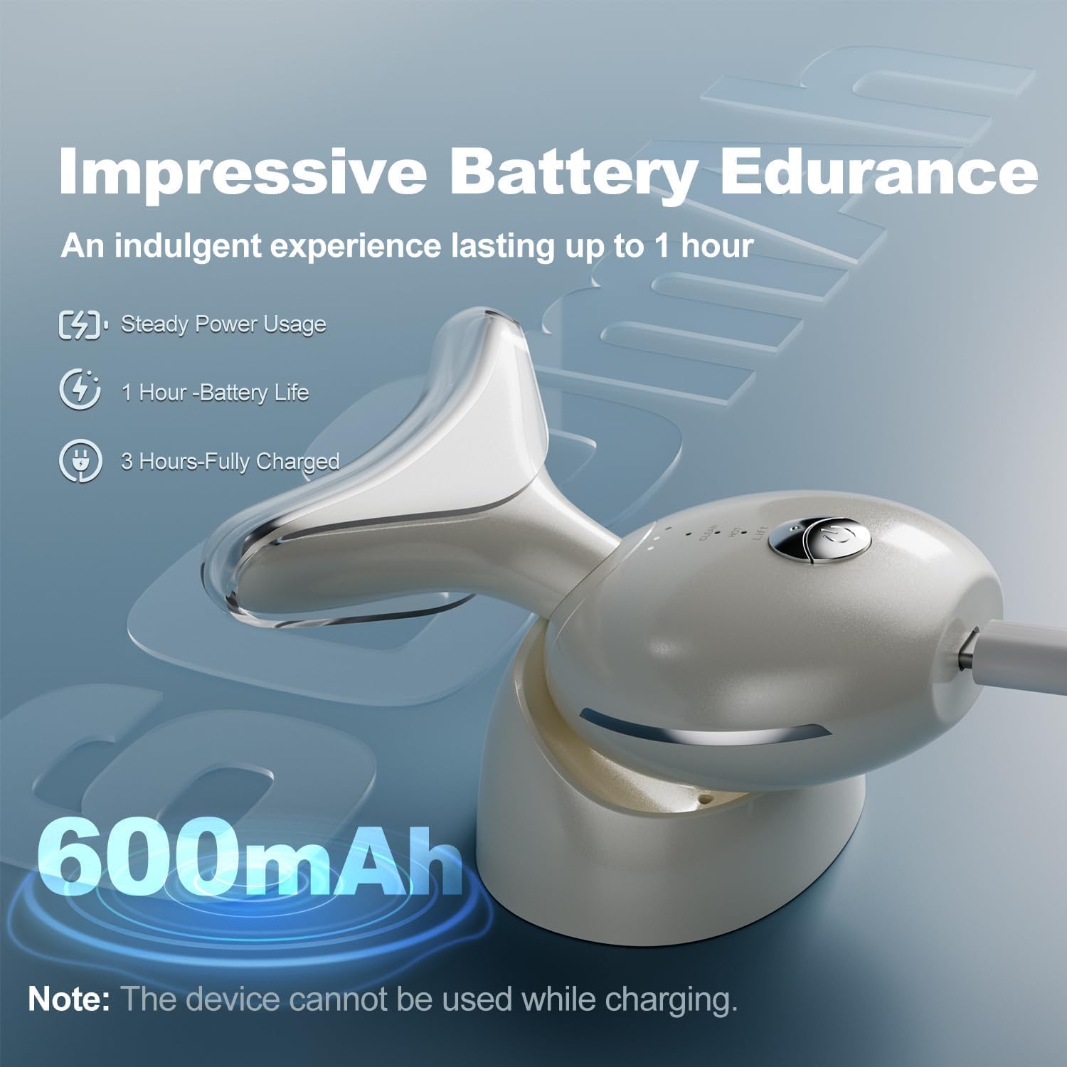 7 in 1 Facial Massager Tool, Red - Light Therapy for face and Neck, face Lift Device Portable, face sculptin with 7 Color, Neck Massager for Double - Chin - Reducer. - Image 7