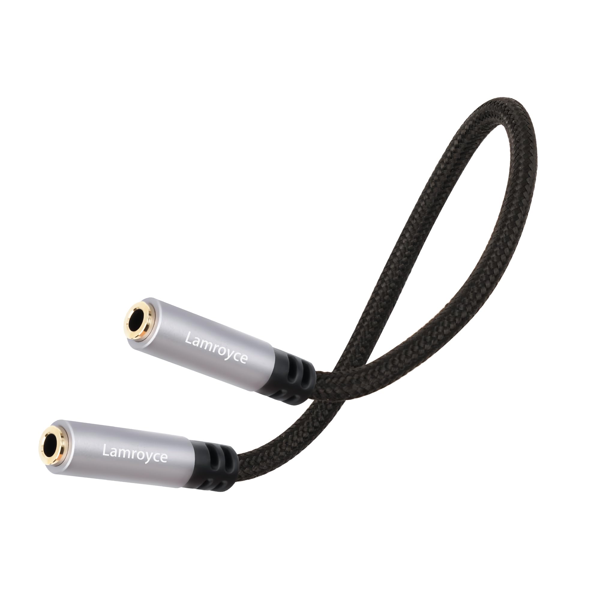 Câble adaptateur audio auxiliaire TRS 3,5 mm 3,5 mm, 0,6 m, 3,5 mm, prise jack stéréo TRS femelle vers femelle plaqué or, cordon d'extension auxiliaire, noyau OFC, pour casque, stéréo de voiture