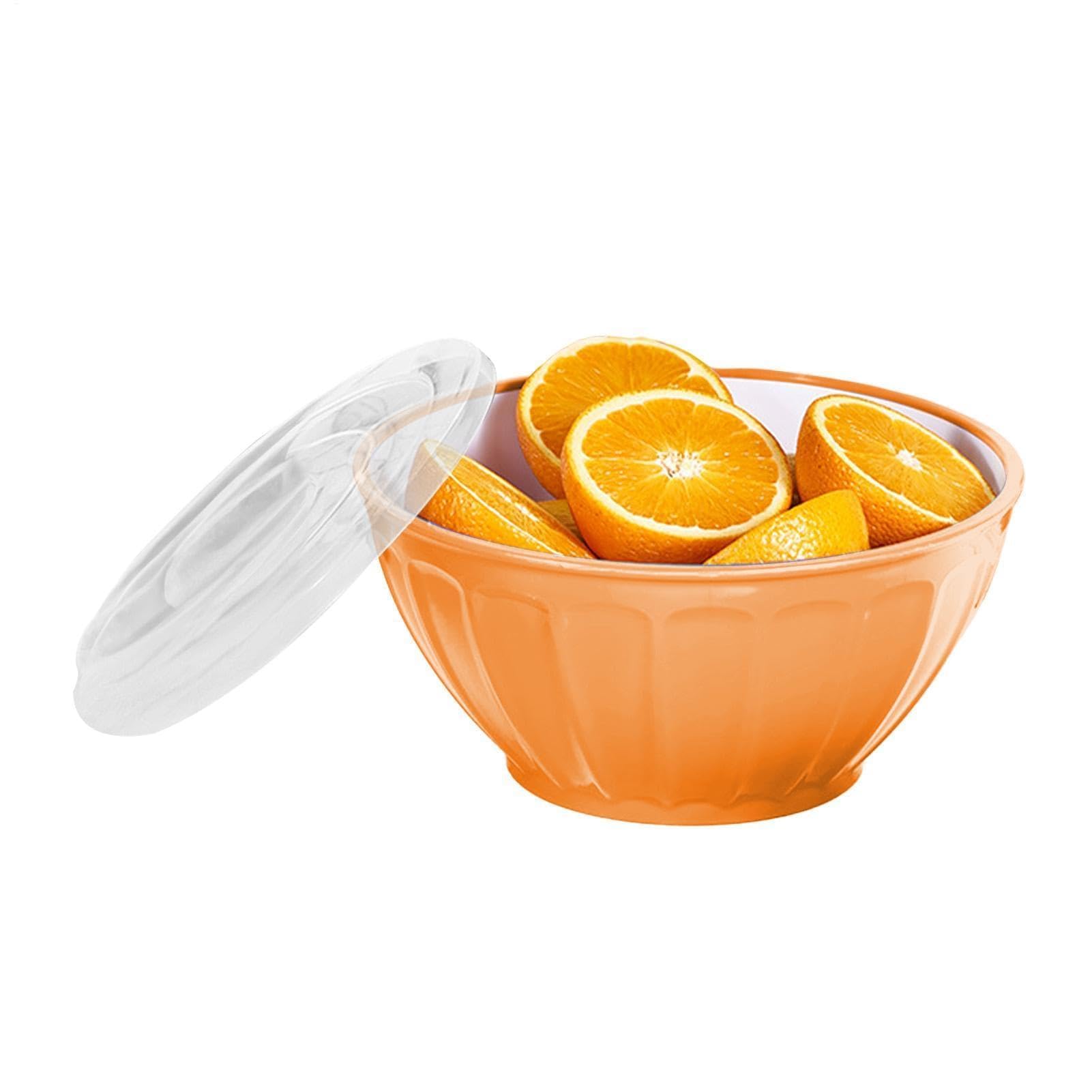 Große Salatschüssel – 1,3 l Pommes-Schüssel – Dinner-Partys Schalen Behälter zum Servieren von Müsli, Nudeln, Popcorn, Snacks, Salat, Nudeln