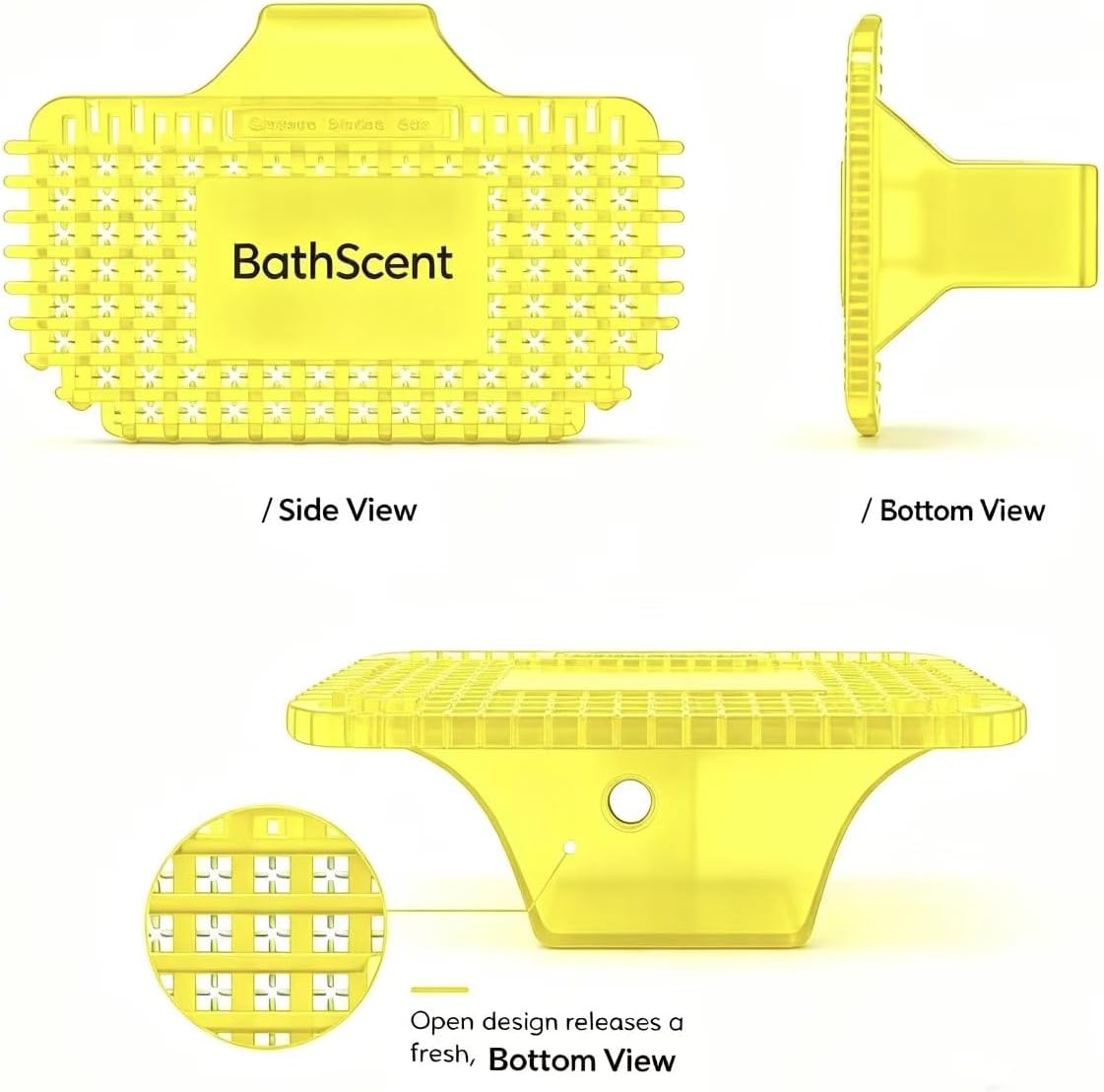 Eco Bowl Clip,Clip On Toilet Bowl Freshener Clips, Long Lasting Multi Scent Toilet Deodorizer Bowl Fragrance Clips, Eco Friendly Bathroom Odor Eliminator for Fresh Clean Toilet, 12 Pack