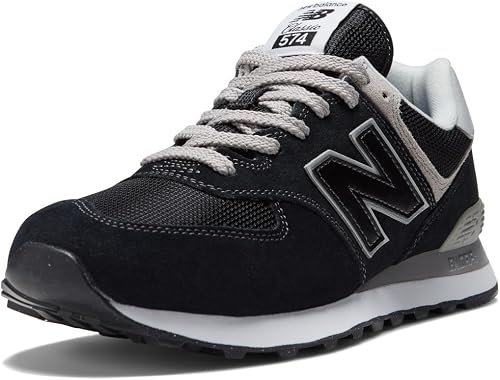 New Balance Mens Nb 574 Sneakers, Black Evb, 5 UK