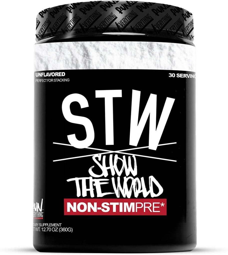 Run Everything Labs | STW | Show The World | Non-STIM PRE Workout (UNFLAVORED)