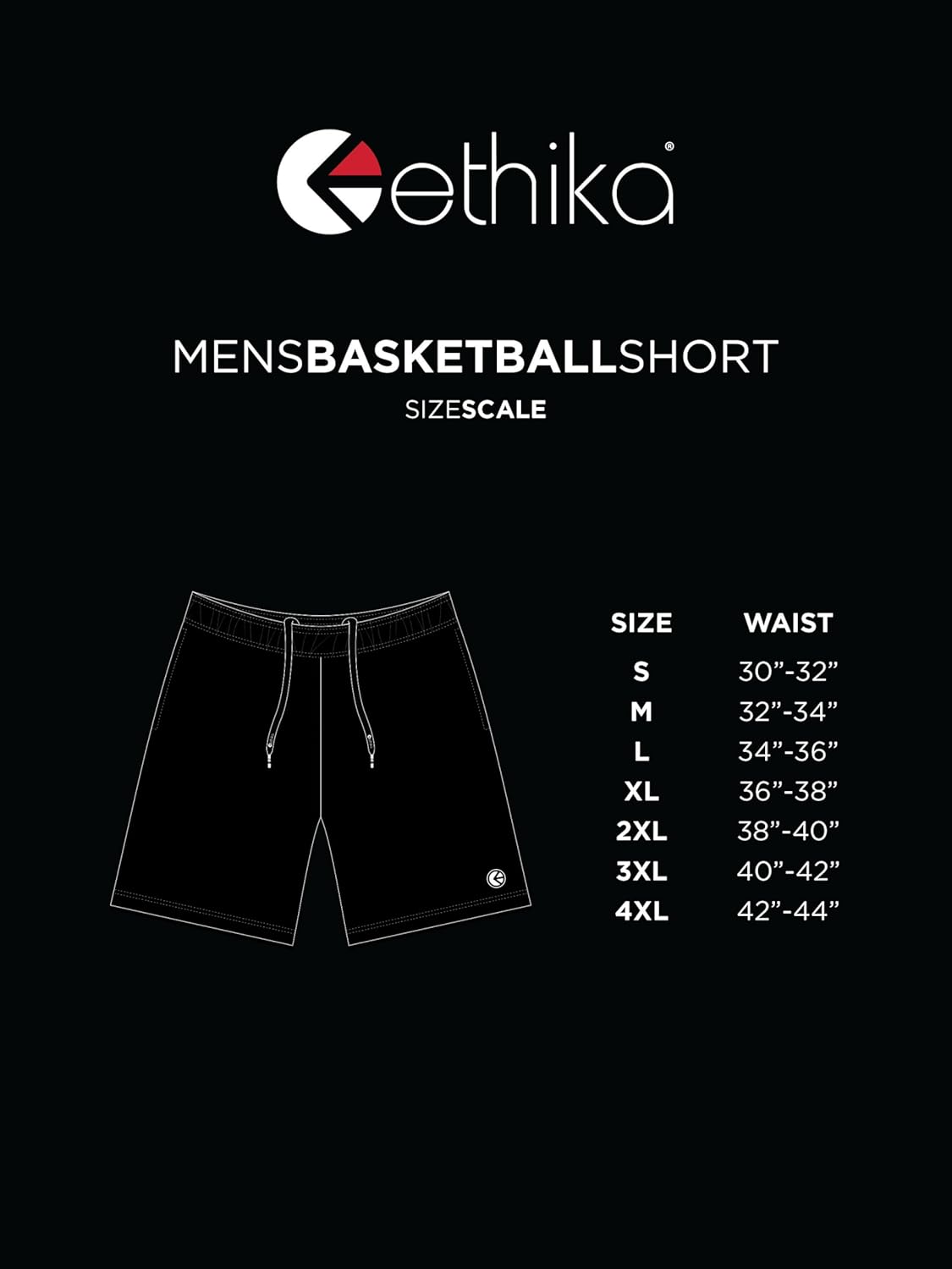 Ethika Mens Long Basketball Short | Plant Based