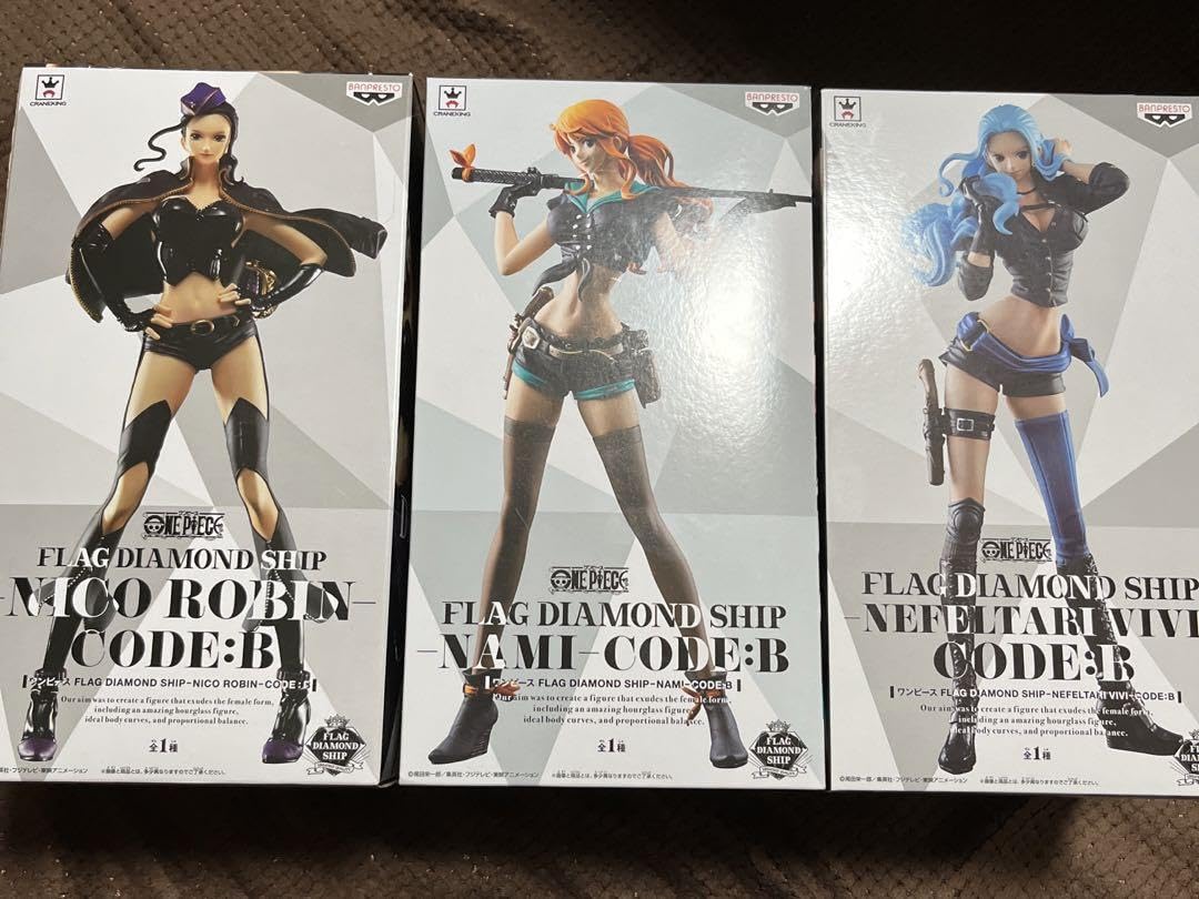 Amazon.co.jp: FLAGDIAMONDSHIP ロビン ナミ ビビ 3種セット : DIY