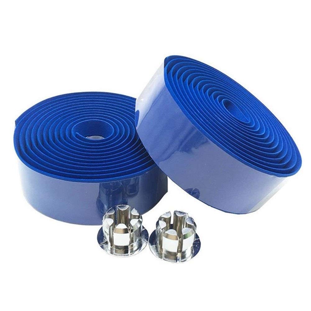 Color Rojo Agarre Cinta Para Manillar De Bicicleta - 2 Rollos Antideslizantes, Transpirables, Color Rojo Fácil Instalación