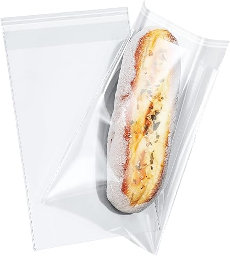 UCGOU Paquete de 200 bolsas de polipropileno resellables transparentes de 4 x 6 pulgadas, sobres de plástico autosellables para tarjetas de papel
