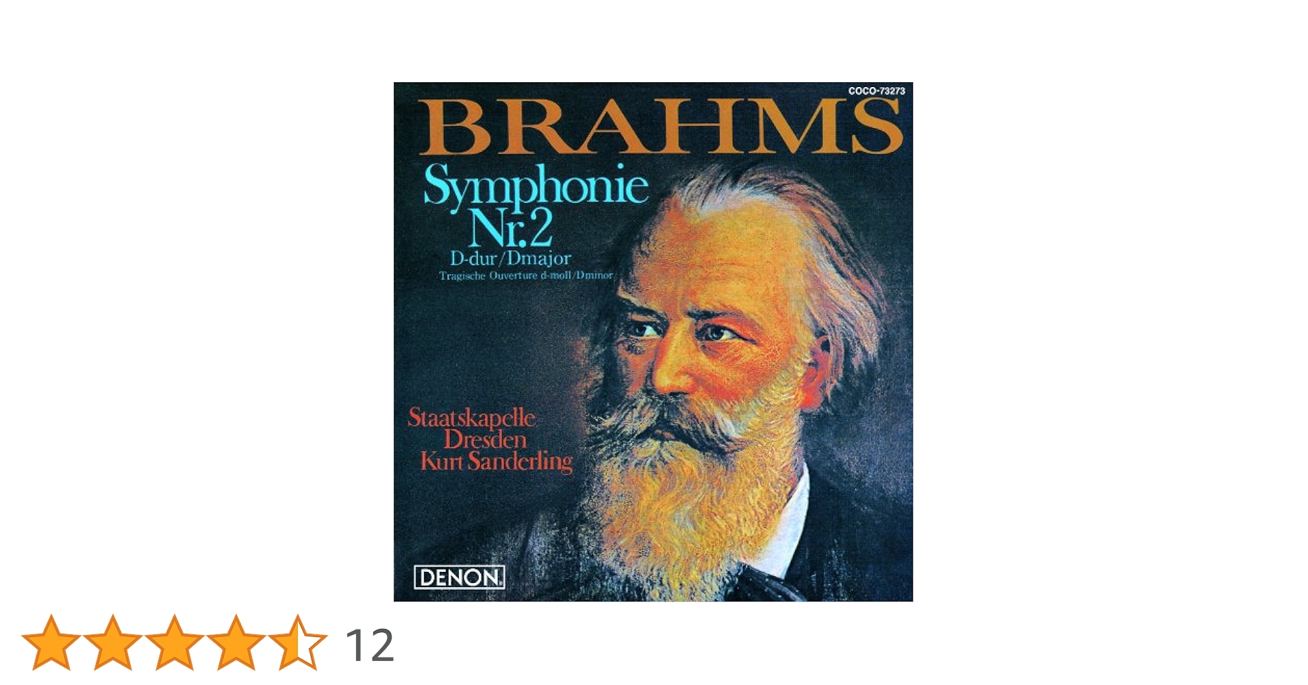 【中古】 Brahms ブラームス / 交響曲第2番、他 ケンペ＆シュターツカペレ・ドレスデン、他 中古】 Brahms ブラームス / 交響曲第2番、他 ケンペ