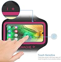Vista 2 de JEMACHE - Brazalete para Galaxy A56 A55 A54, resistente al agua, para gimnasio, correr, entrenamiento, para Samsung Galaxy A52 A53 A54 A55 A56