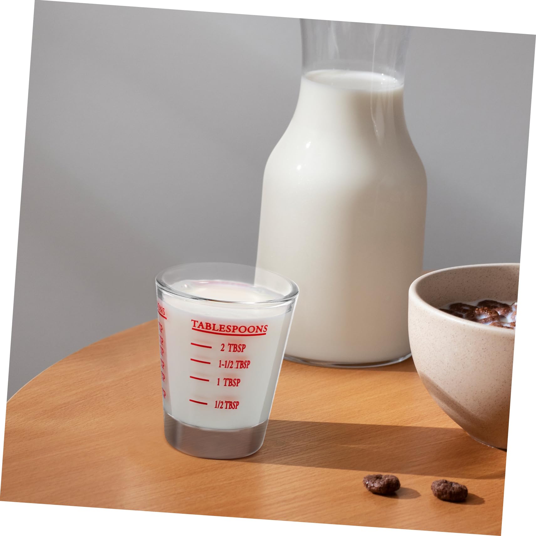 8 Pcs Tasses à Mesurer Graduées en Verre Tasses pour Espresso Double Graduation 30ml Pâtisserie Cuisine