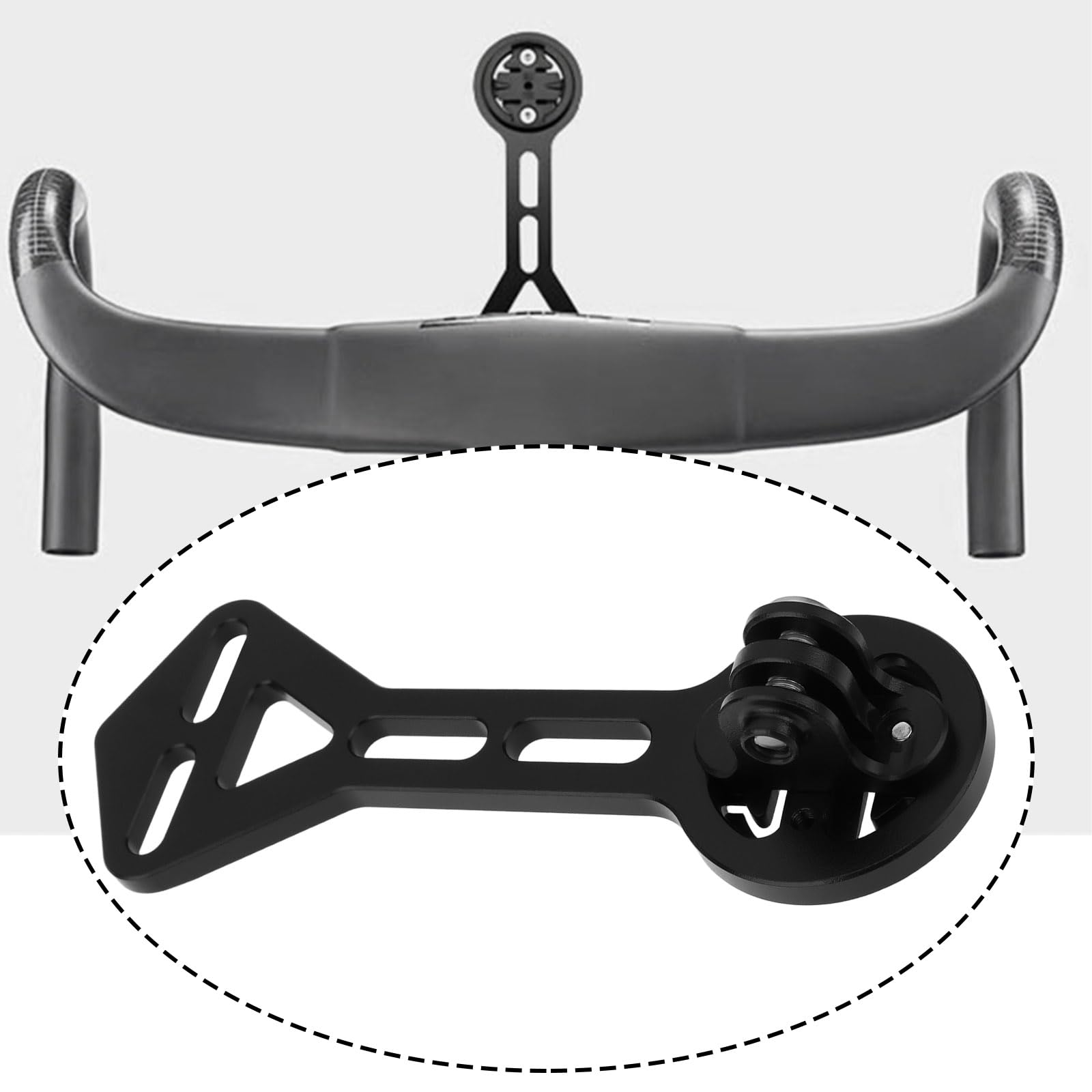 The Lord of the Tools Supporto Per Contachilometri Da Manubrio Per Bicicletta Da Strada Compatibile Con Garmin F12 F-MOST