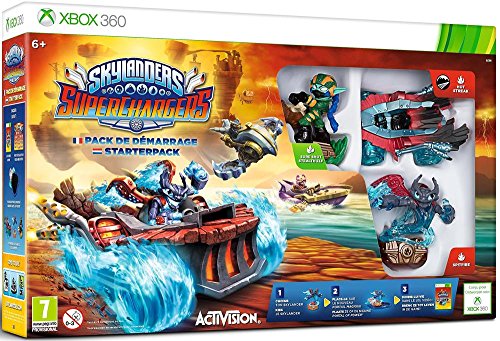 Skylanders Superchargers pack de démarrage jeu vidéo figurines portail et véhicule de course