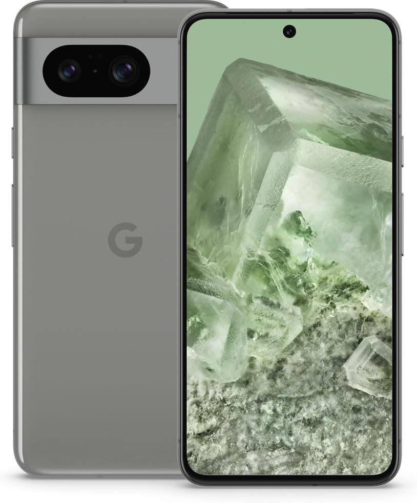 Google Pixel 8 5G,US Version, 128 GB Hazel - Verizon (Renewed)